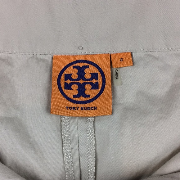 Tory Burch Cream Bermuda Walking Chino Shorts - Picture 3 of 5